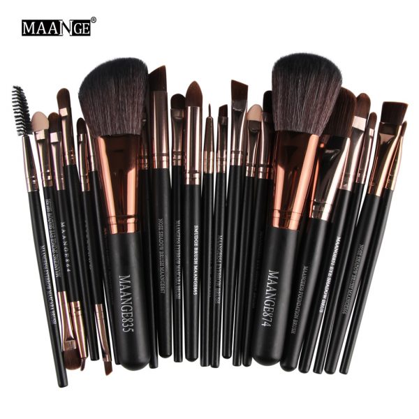 New Pro 22Pcs Cosmetic Makeup Brushes Set Blush Powder Foundation Eyeshadow Eyeliner Lip Make up Brush Beauty Tools Maquiagem