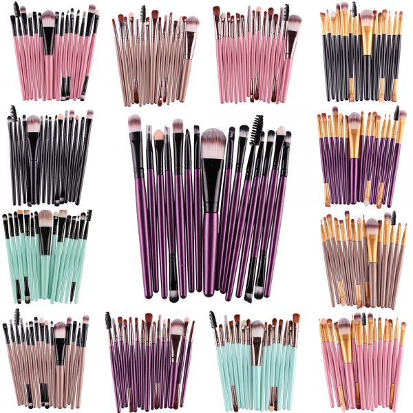 MANAGE Pro 15Pcs Makeup Brushes Set Eye Shadow Foundation Powder Eyeliner Eyelash Lip Make Up Brush Cosmetic Beauty Tool Kit Hot