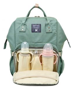 2017 Fashion Mummy Maternity Nappy Backpack Bag Large Capacity Mom Baby Multifunction Outdoor Travel Diaper Bags For Baby Care