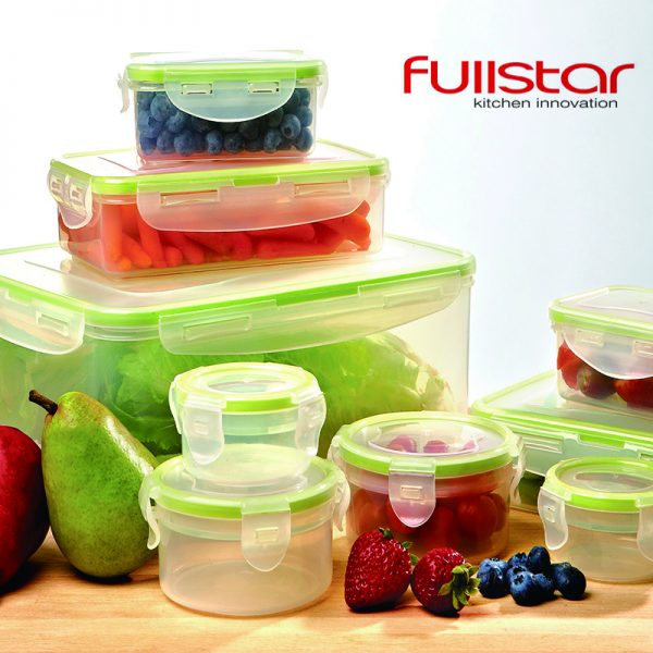 Fullstar  Plastic Box  Lunchbox kitchen accessories  Food Container for Microwave 9 PCS for vegetable  kitchen tool