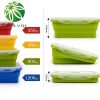 Duolvqi Silicone Lunch Box Portable Bowl Colorful Folding Food Container Lunchbox 350/500/800/1200ml Eco-Friendly Duolvqi Silicone Lunch Box Portable Bowl Colorful Folding Food Container Lunchbox 350/500/800/1200ml Eco-Friendly