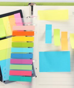 Alternative view of Classic portable memo pad set stationery,colorful office school index sticky notes paper/post it for planner spiral notebook