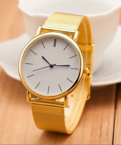 Alternative view of 2018 Luxury Women Metal Mesh Watch Simplicity Classic Wrist Fashion Casual Quartz High Quality Women's Watches Relogio Masculino
