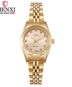 Alternative view of CHENXI Women Golden & Silver Classic Quartz Watch Female Elegant Clock Luxury Gift Watches Ladies Waterproof Wristwatch