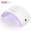 SUNUV SUN9c Plus 36W UV LED Nail lamp 18 LEDs Nail dryer for All Gels with 30s/60s button Perfect Thumb Solution