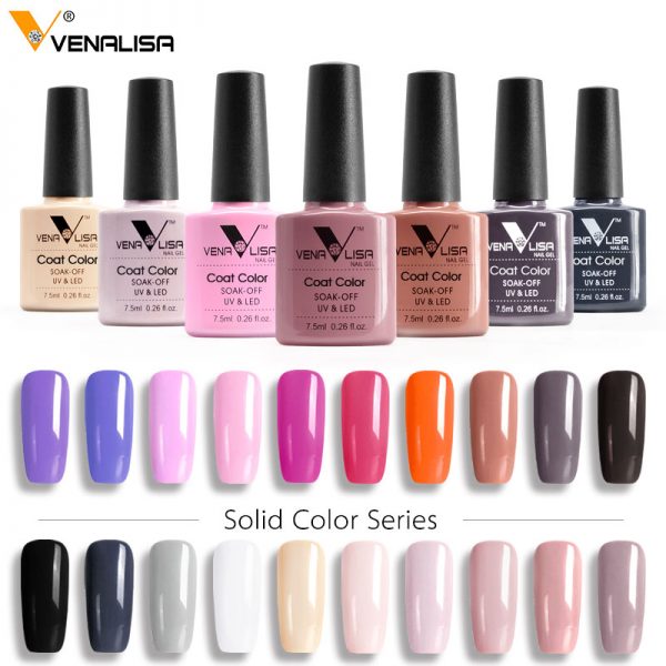 CANNI Nail Gel Polish High Quality Nail Art Salon Tips 60 Hot Sale Color 7.5ml VENALISA Soak off Organic UV LED Nail Gel Varnish