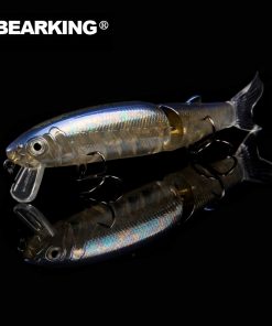 Alternative view of Bearking 2016good fishing lure minnow quality professional bait 11.3cm 13.7g swim bait jointed bait equipped black or white hook