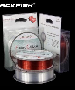 Alternative view of JACKFISH 100M Fluorocarbon Fishing Line  red/clear two colors 4-32LB Carbon Fiber Leader Line  fly fishing line pesca
