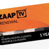 ZAAPTV 1 Year Renewal Card / PIN ZAAPTV 1 Year Renewal Card / PIN
