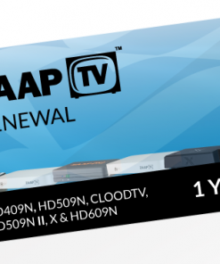 Alternative view of ZAAPTV 1 Year Renewal Card / PIN