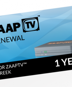 ZAAPTV GREEK – 1 Year Renewal Card / PIN