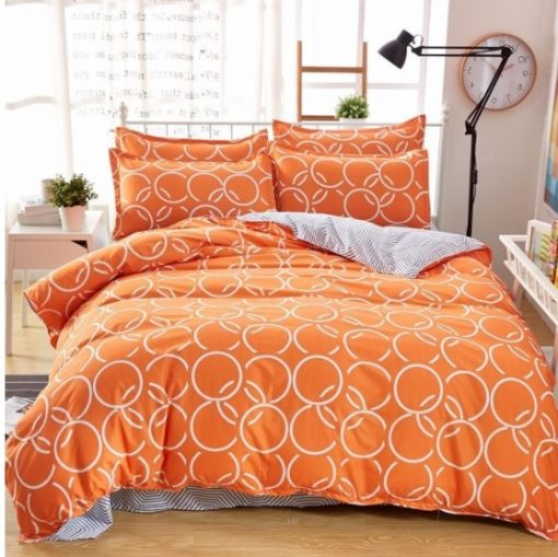 Colorful Geometric Pattern Cotton Bedding Set