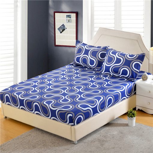 Colorful Printed Fitted Bedsheet