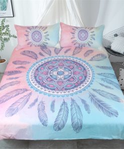 Alternative view of Bedding Mandala Pink  Set