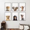 Baby Animals Children’s Room Canvas Painting