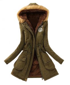 Alternative view of Women's Warm Fur Collar Parka