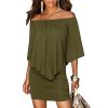 Women’s Off Shoulder Mini Dress