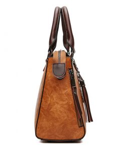 Alternative view of Women's Casual Leather Tote Handbag