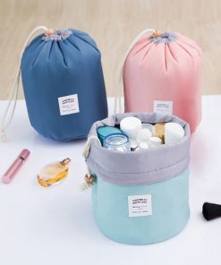 Alternative view of Women's Waterproof Barrel Cosmetic Bag