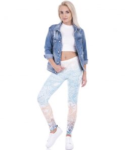 Alternative view of Mint Mandala Printed Leggings