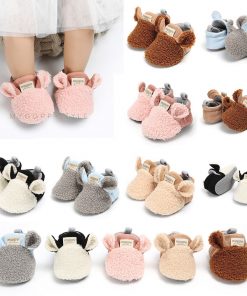 Alternative view of Baby Girl's Fluffy Animal Shaped Slippers