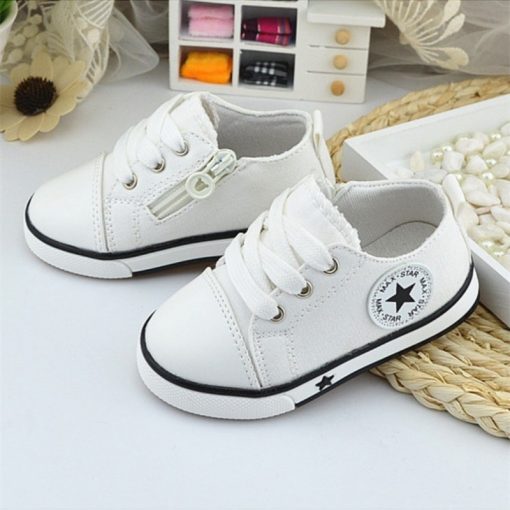 Fashion Breathable Canvas Baby Shoes
