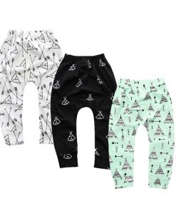 Alternative view of Boy's Elastic Mid Waist Summer Cotton Pants