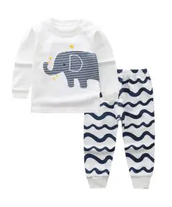 Alternative view of Baby Boy's Long Sleeve Cotton Clothing Set
