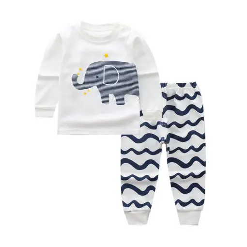 Baby Boy's Long Sleeve Cotton Clothing Set