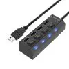 LED 4 Ports USB Hubs 2.0 LED 4 Ports USB Hubs 2.0