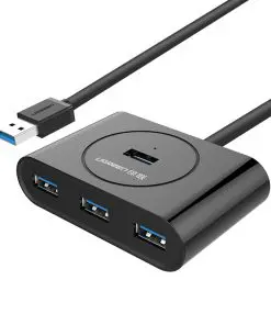 Alternative view of USB Hub with External 4 Ports