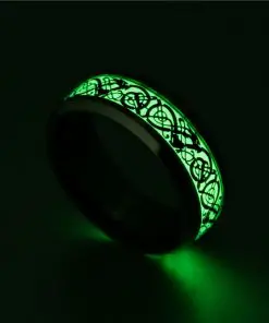 Alternative view of Luminous Plated Men's Ring
