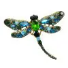 Crystal Vintage Dragonfly Brooches for Women