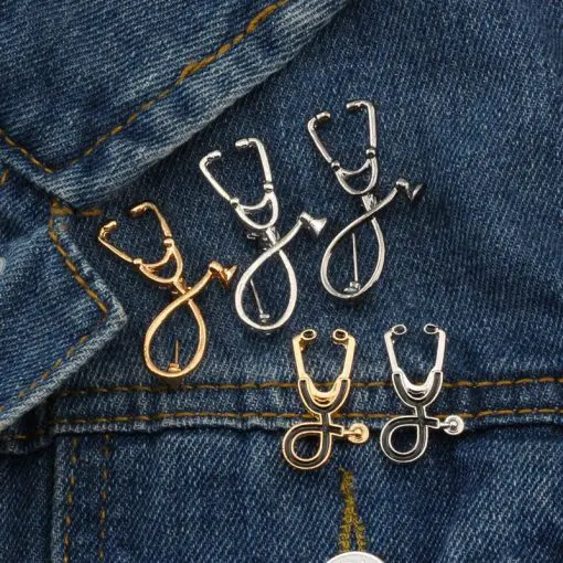 Cute Stethoscope Brooches for Doctor