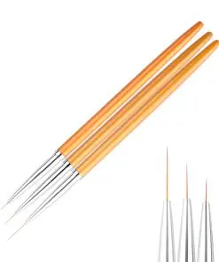 Alternative view of Gold Nail Art Brushes Set