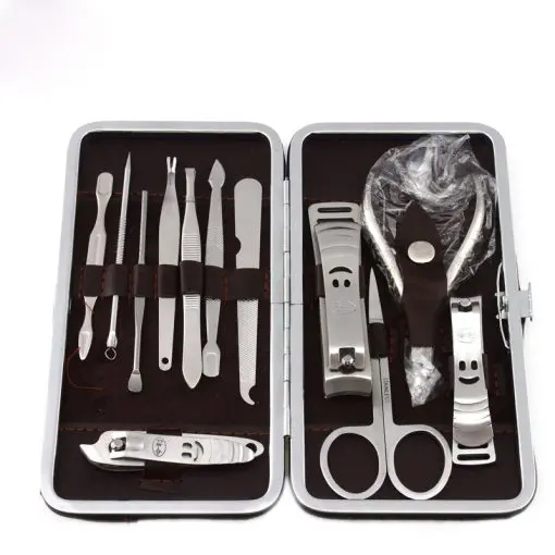 Stainless Steel Nail Care Set with Bag