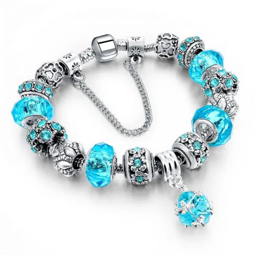 Women's Tibetan Silver Charm Bracelet