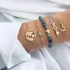 Women’s Boho Layered Beaded Bracelet