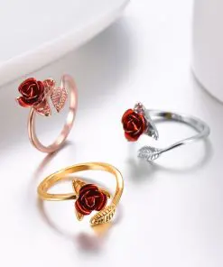 Alternative view of Rose Shaped Design Women's Ring