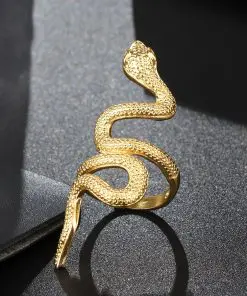 Alternative view of Women's Snake Multilayer Ring