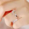 Crystal Butterfly Ring