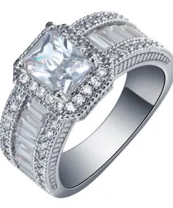 Alternative view of Women's Luxury Large Engagement Ring
