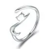 Women’s Cat with Long Tail Ring