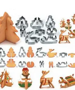 Alternative view of 3D Christmas Cookie Molds 8 pcs/Set