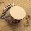 DIY Craft Wooden Hanging Ornaments For Christmas Tree