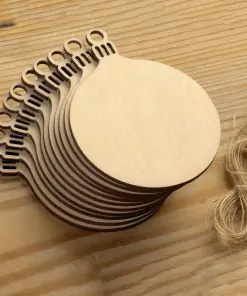 Alternative view of DIY Craft Wooden Hanging Ornaments For Christmas Tree