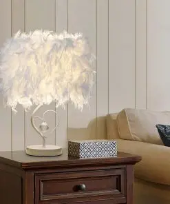 Alternative view of Elegant Reading Feather Lamp