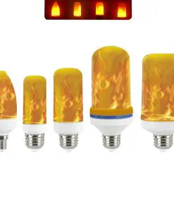 Alternative view of Flame Pattern Light Bulb