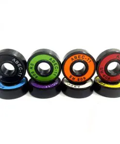 Alternative view of Set of 8 Colorful Bearings for Skateboards