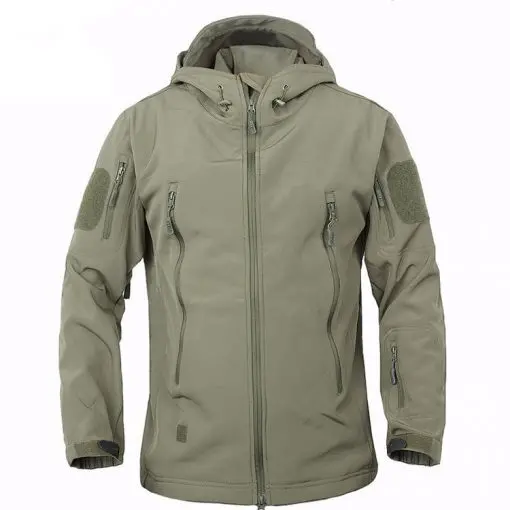 Cute Warm Windproof Fleece Men's Jacket